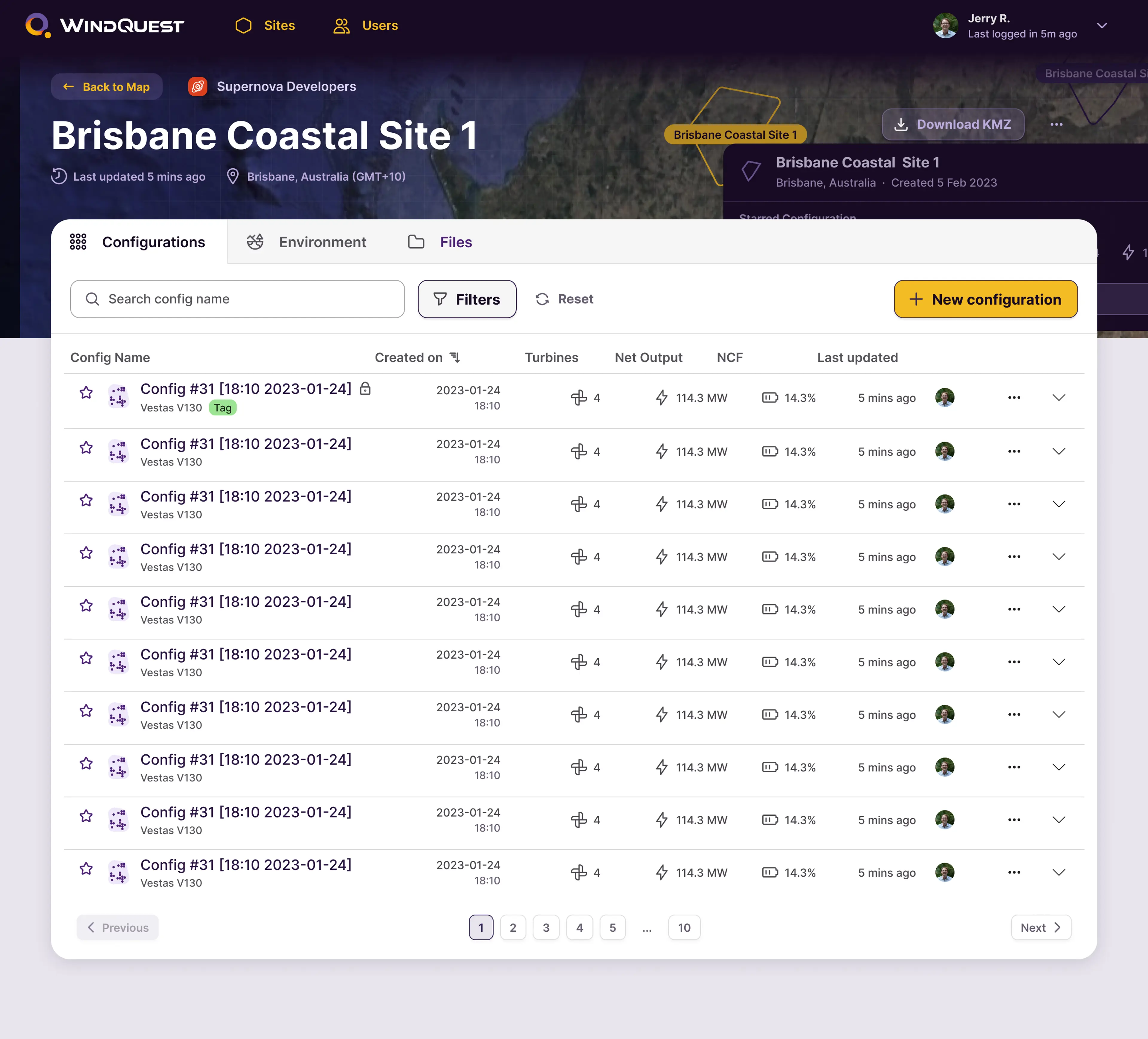 Wind Pioneers Site Screenshot